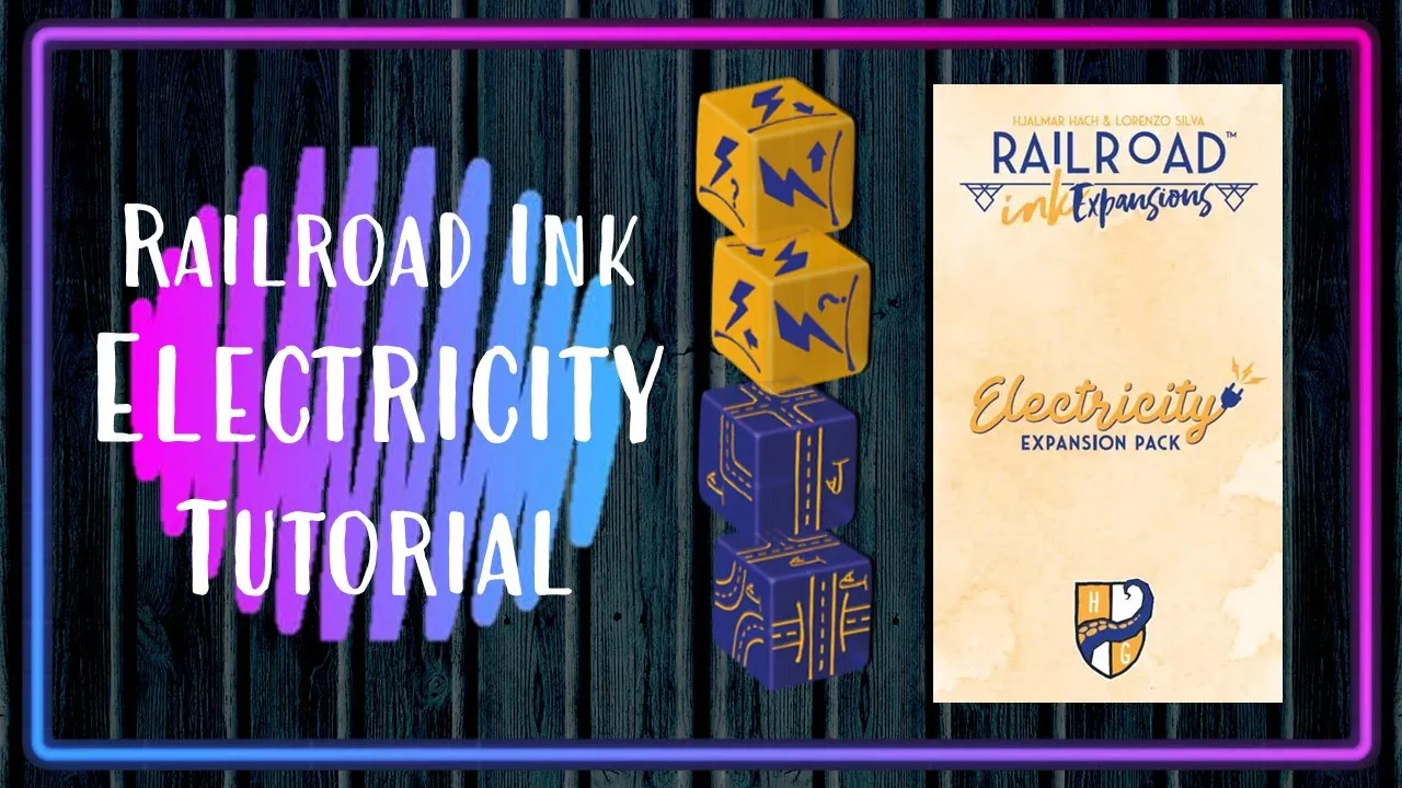 Railroad Ink ELECTRICITY Expansion Pack Tutorial 