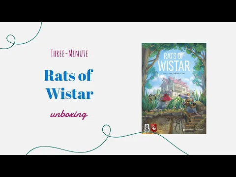 Rats of Wistar - 3-Minute Unboxing