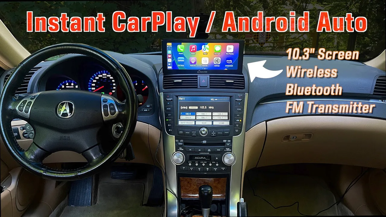 2023 Carpuride 10.3" - INSTANT  Wireless Apple CarPlay / Android Auto in Seconds