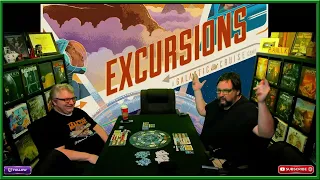 Excursions Board Game Kickstarter Preview Playthrough from @kinsonkeygames3478