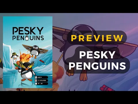 [Kickstarter Preview] Pesky Penguins Board Game Gameplay Overview | DaniCha