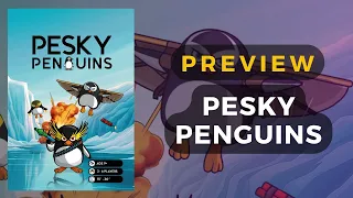 [Kickstarter Preview] Pesky Penguins Board Game Gameplay Overview | DaniCha