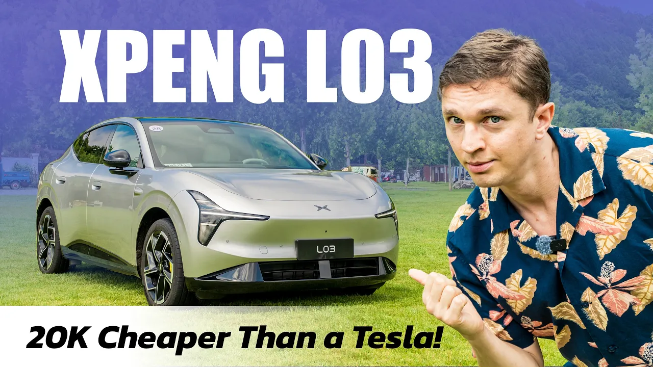 China's New EV Is $20,000 Cheaper Than A Model Y: XPeng L03