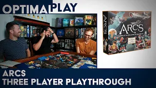 ARCS Three-Player Playthrough | Optimal Play
