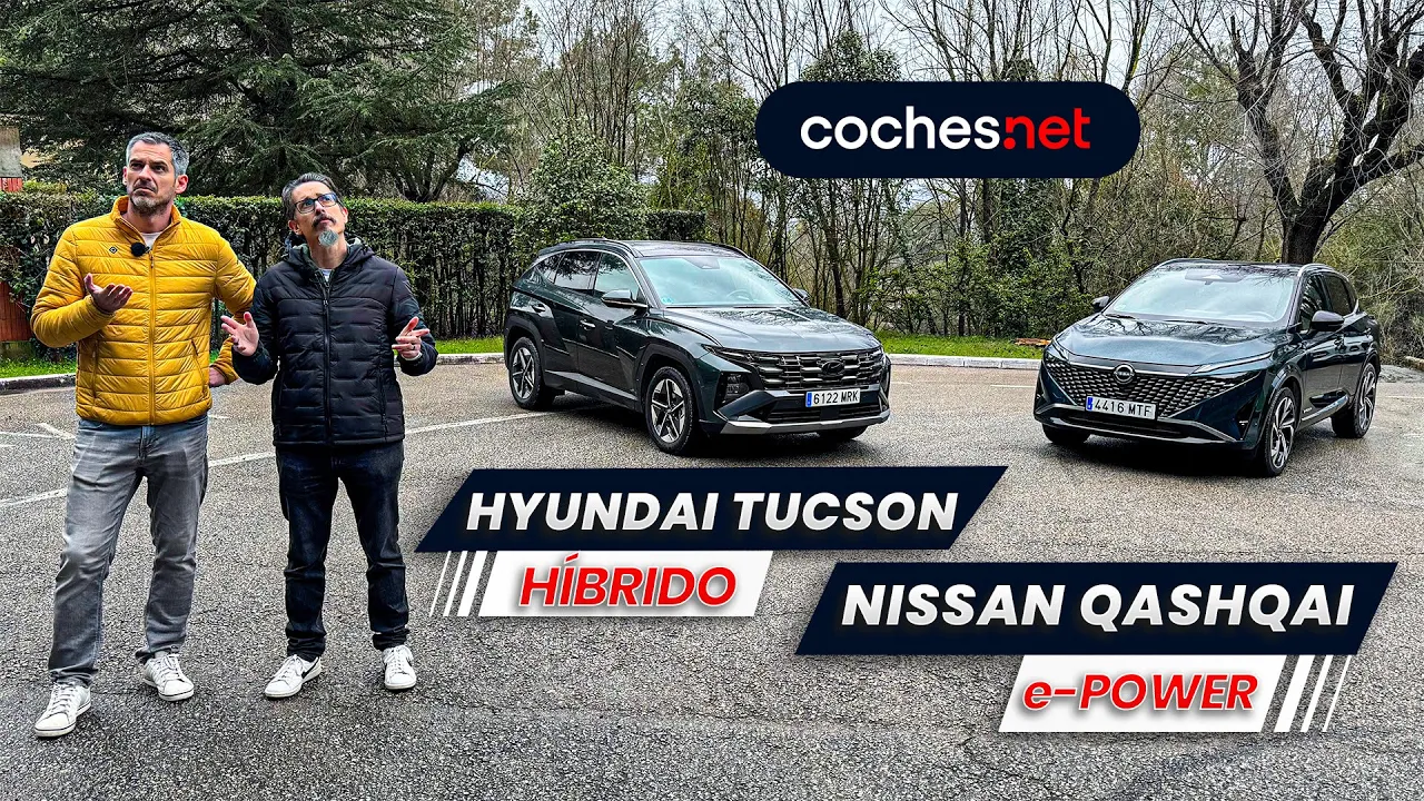 Nissan Qashqai e-Power vs Hyundai Tucson Híbrido | Prueba / Test / Review en español | coches.net