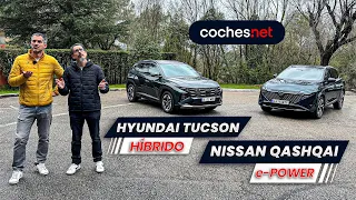 Nissan Qashqai e-Power vs Hyundai Tucson Híbrido | Prueba / Test / Review en español | coches.net