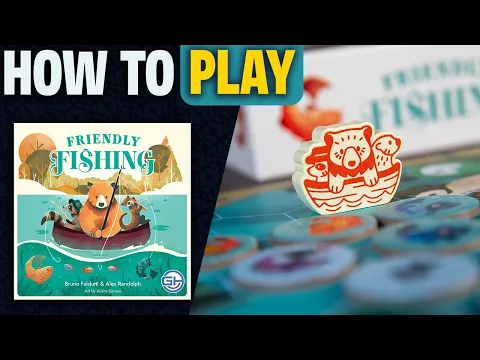 Friendly Fishing | How to Play | Learn to Play in 5 Minutes! | Semi-Cooperative Tile Placement Game