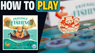 Friendly Fishing | How to Play | Learn to Play in 5 Minutes! | Semi-Cooperative Tile Placement Game