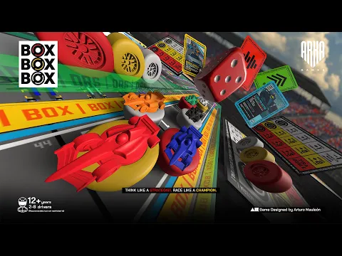 BOX BOX BOX: F1 Race, Strategy & Pit Lane Drama - Boardgame | Kickstarter Fund Project | ARKA Games
