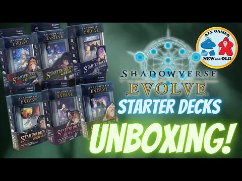 Shadowverse Evolve Starter Decks (Unboxing!)
