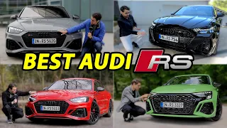 Best Audi RS comparison: Audi RS3 vs RS5 vs RS6 vs RS7 vs RSQ3 vs RSQ8 vs RS e-tron GT