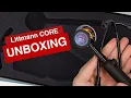 Stéthoscope numérique 3M™ Littmann® CORE, 8572 tubulure noire, Édition Rainbow brillant, base et lyre noire, 69 cm video