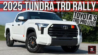 The 2025 Toyota Tundra TRD Rally Is A Heritage Inspired Off-Road Truck With Work Horse Vibes