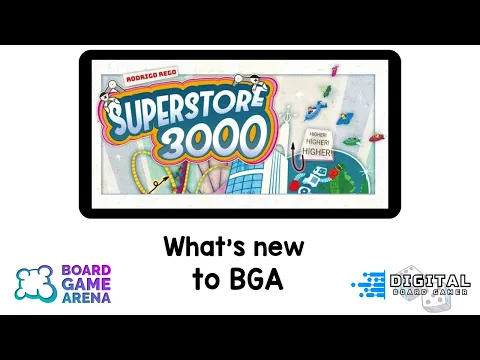 Superstore 3000 - What's New To Board Game Arena. 3 Minute overview of Superstore 3000