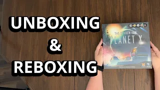 The Search for Planet X - Board Game Unboxing & Reboxing - What's in the Box?
