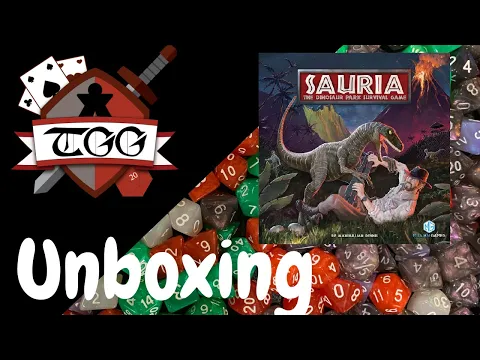 Sauria Board Game Unboxing