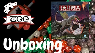 Sauria Board Game Unboxing