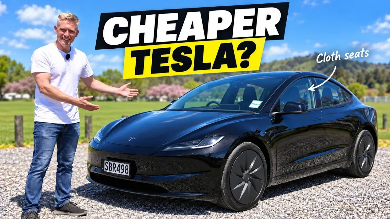 Tesla Model 3 RWD: Cheaper, Cloth Seats, Better Value? NZ Review