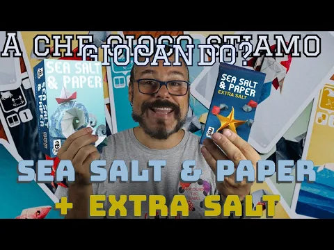 ANCORA AL MARE, una mare di carta e SALE! See Salt &Paper! A Che Gioco Stiamo Giocando!