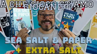 ANCORA AL MARE, una mare di carta e SALE! See Salt &Paper! A Che Gioco Stiamo Giocando!