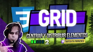 Grid CSS: Centrar, distribuir y alinear elementos