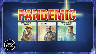 Pandemic (2008) playthrough - Medic, Operations Expert, and Contingency Planner (normal difficulty)