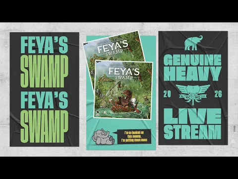 Feya's Swamp - 4p Play-through by Heavy Cardboard