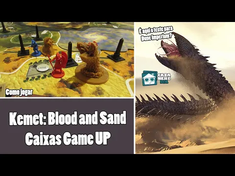 Kemet: Blood and Sand - Game UP (Conclave Editora) - Como Jogar