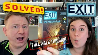 Solved! Exit the Game: The Pharaoh's Tomb - Dr Gareth and Laura