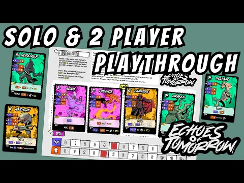 Echoes of Tomorrow Full Teach & Playthrough Solo & 2 Player