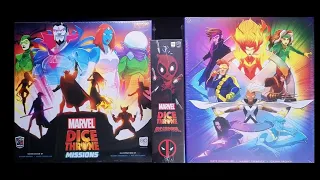 Marvel Dice Throne: X-Men, Missions, and Deadpool Kickstarter Unboxing | DaniCha