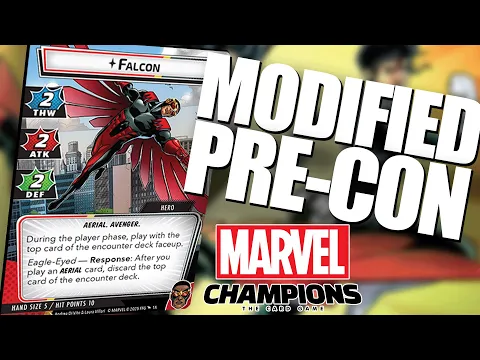 First Game Ever with Falcon - Marvel Champions Live Replay