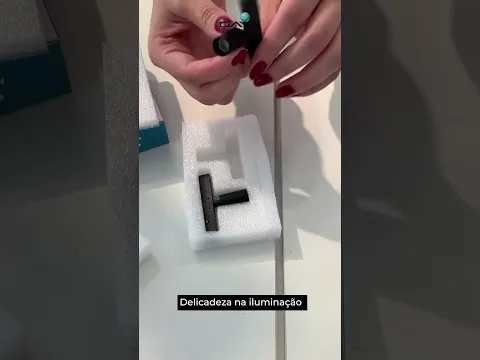 Trilho Magnético de Alumínio Mini Gaya Preto 1m