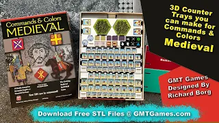 GMT Games: CC Medieva - Organize it with these block trays - Free!
