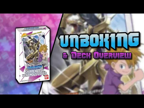 Digimon Venomous Violet Starter Deck Opening & Deck Overview | Bandai