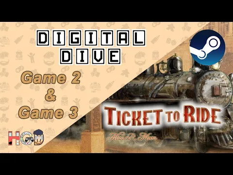 Ticket to Ride – Games 2 & 3 USA – Digital Dive on Steam