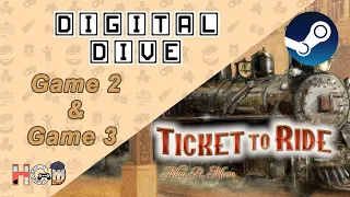 Ticket to Ride – Games 2 & 3 USA – Digital Dive on Steam