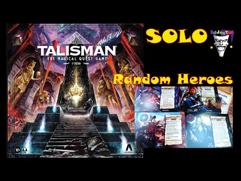 Talisman The Magical Quest Game 5th Edition SOLO With 3 Random Heroes