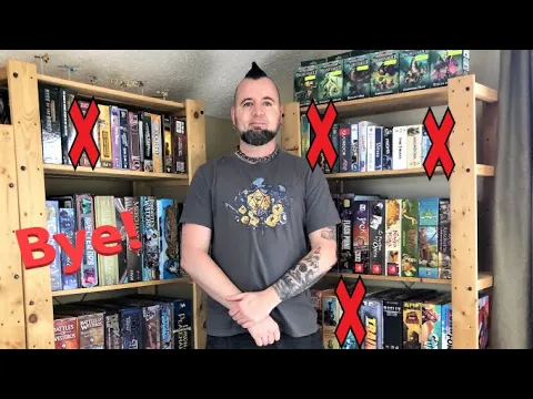 Josh Yaks about why he is unhauling these 18+ board games