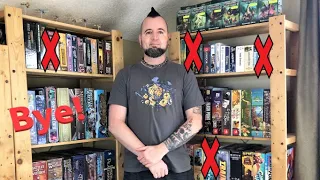 Josh Yaks about why he is unhauling these 18+ board games
