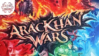 Arackhan Wars, les règles expliquées et partie commentée à 2 joueurs