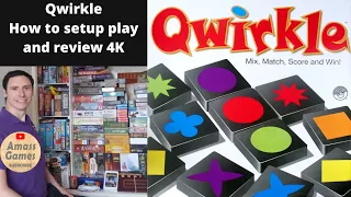 How to setup play and review Qwirkle by AmassGames in 4K