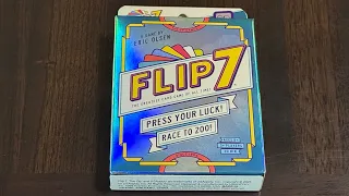 Flip 7 (USAopoly) - Unbox & introduction