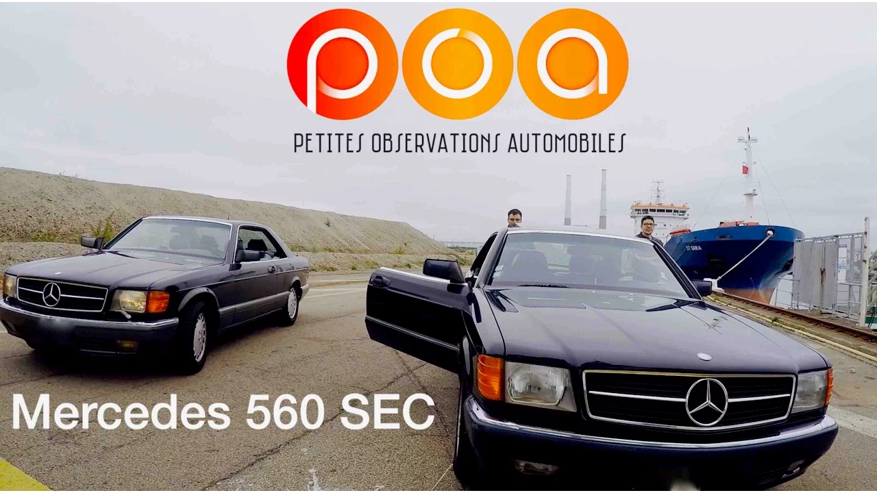 Mercedes 560 SEC (C126) : la classe à Dallas !!!