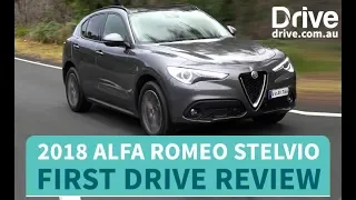 2018 Alfa Romeo Stelvio First Drive Review | Drive.com.au