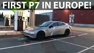 Xpeng P7 Performance acceleration and noise test