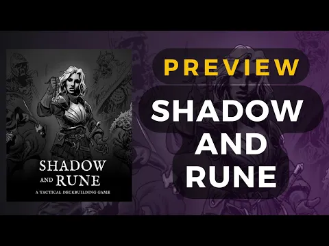 [Kickstarter Preview] Shadow and Rune Board Game - Solo Overview | DaniCha
