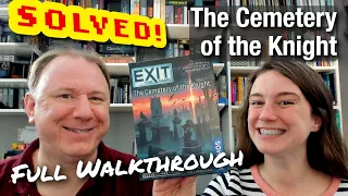 Solved! Exit: Cemetery of the Knight - full walkthrough + solution with Dr Gareth and Laura