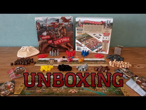 Raiders of Scythia - Kutu Oyunu Açılımı Falan - ASMR Board Game Unboxing