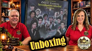 Investigators Unveiled Unboxing | Horror on the Orient Express Expansion!